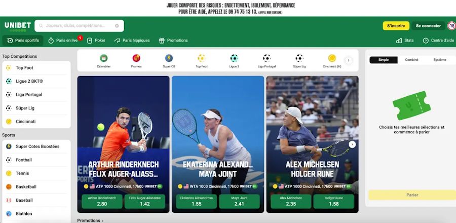 unibet - meilleur casino en ligne france